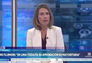 Urpi Torrado sobre popularidad de la presidenta Keiko Fujimori: Hay una caída importante