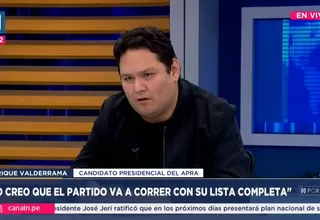 Valderrama: Yo creo que el partido va correr con su lista completa
