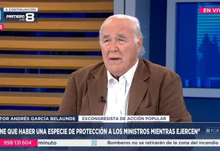 Víctor Andrés García Belaunde: Creo que hay un exceso de allanamientos en el Perú