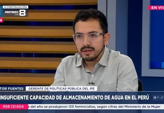 Víctor Fuentes: Capacidad de reservorios en Perú es diez veces más bajo del promedio en la región