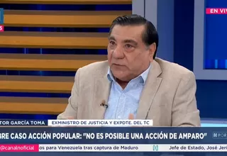 Víctor García Toma: No es posible un amparo en el caso de Acción Popular