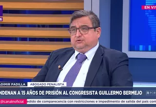 Vladimir Padilla: El caso de Bermejo está con el antiguo código procesal 