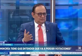 Walter Gutiérrez: Ninguna de las dos cámaras tiene el monopolio de la voluntad legislativa