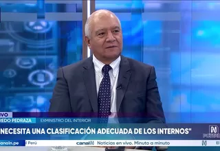 Wilfredo Pedraza: El país necesita por lo menos dos penales de alta seguridad