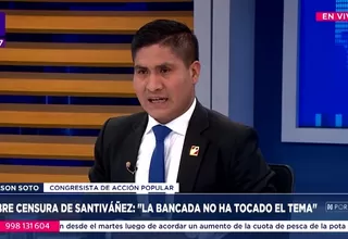 Wilson Soto: Apoyo reducir de siete a tres días el plazo para publicar encuestas antes de los comicios