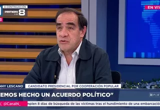 Yonhy Lescano: Es falso que se necesite mucho dinero para hacer campaña
