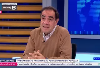 Yonhy Lescano: Me voy a encargar de revisar la lista de candidatos cuestionados