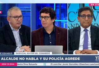 El alcalde López Aliaga no responde y su policía agrede