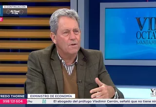 Alfredo Thorne: Parece que Dina Boluarte está buscando arrimarse a cualquier cosa que tenga más popularidad que ella