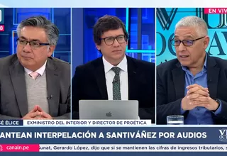 Alistan interpelación contra ministro Santiváñez tras difusión de audios