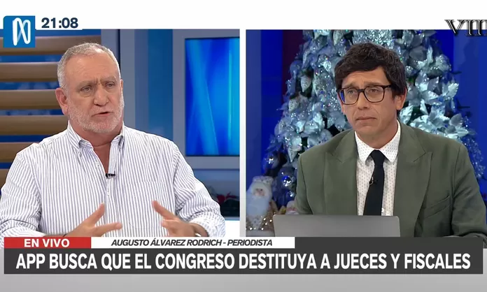 Augusto Álvarez Rodrich App Busca Que El Congreso Destituya Jueces Y Fiscales Canal N 8276