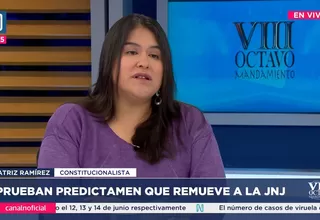 Beatriz Ramírez: "Se pretende hacer reforma constitucional ne menos de 6 años"
