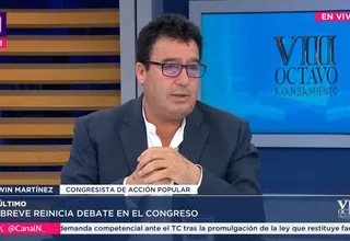 Edwin Martínez: Hace muchísimo tiempo las leyes no están siendo acatadas tal cual están escritas