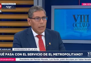 José Aguilar, expresidente de la ATU, sobre posible paralización del Metropolitano: Algo no ha salido bien en la conversación
