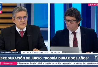 José Domingo Pérez sobre duración del juicio del caso Cocteles: Podría durar dos años