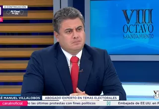 José Manuel Villalobos: El JNE debe recuperar la confianza de la ciudadanía