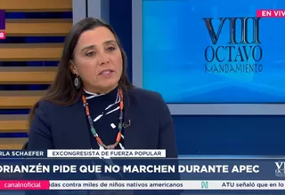  Karla Schaefer: Es responsabilidad del Ejecutivo darnos paz