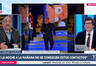 Luis Vargas Valdivia: De la noche a la mañana no se consiguen estos contactos