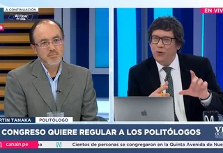 Martín Tanaka: Está bien  claro el efecto y costo político