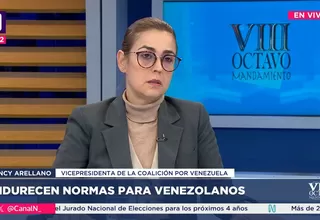 Nancy Arellano: La ley debería alcanzar a todos, no solo a venezolanos