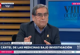 Óscar Ugarte estimó que las investigaciones sobre el denominado caso "Cártel de las Medicinas" podrían durar más de 8 año