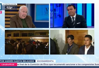 Víctor Andrés García Belaunde: Ha muerto un adversario y se debe respetar el dolor de su gente