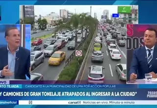 Alberto Tejada: "La seguridad es el más grande problema de Lima"