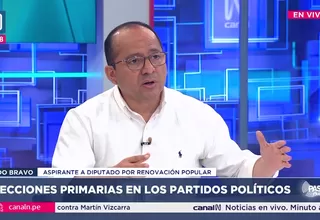 Aldro Bravo: Estoy seguro, el 2026, Renovación Popular va a dar que hablar