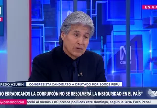 Alfredo Azurín: Que se declare en emergencia a las comisarías porque ya es insoportable
