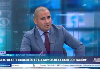 Arturo Alegría: Ahora las fuerzas están enfocadas en cómo recuperamos el país