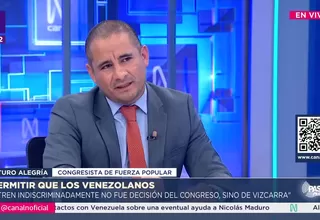 Arturo Alegría: Fuerza Popular no votó por Pedro Castillo ni por Dina Boluarte