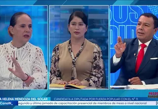 Candidatas de País Para Todos y Fuerza Popular debaten sobre la crisis política
