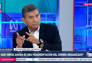 Carlos Morán: "Lo que vemos es una fragmentación del crimen organizado"