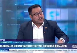 Carlos Zeballos: Este Congreso tiene que rendirle, en muchas cosas, cuentas al que está entrando