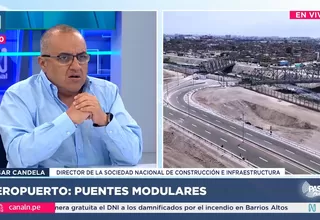 César Candela: En los últimos tres meses, se han dañado o colapsado 200 puentes en cuatro regiones