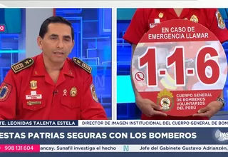 Comandantes Leonidas Talenta y Martín Acha hablaron de la campaña que promueve el Cuerpo General de Bomberos