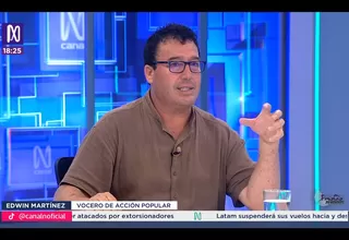 Edwin Martínez: Declararle la guerra a la delincuencia es lo que tiene que hacer
