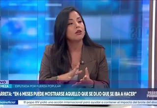 Flor Meza: Lo que vemos es que hay una acción rápida del gobierno