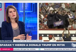 Ginevra Baffigo advirtió que el atentado contra Donald Trump revela los efectos de la polarización política en EE. UU.