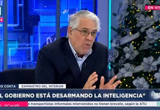 Gino Costa: El gobierno está desarmando la inteligencia