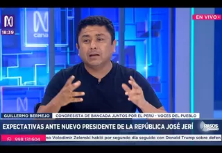 Guillermo Bermejo sobre vacancia de Boluarte: La verdad que huele más a un cálculo electoral