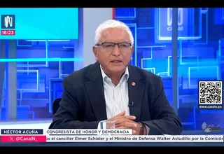 Héctor Acuña: "Nos ha faltado control político a las autoridades de la Libertad"