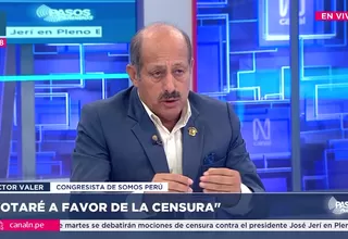Héctor Valer: Yo votaré a favor de la censura