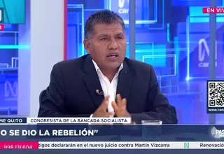 Jaime Quito sobre Pedro Castillo: No se ha dado rebelión y lo han dicho los mismos jueces