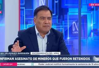 Javier Velásquez Quesquén: Deberían designar un gabinete de transición