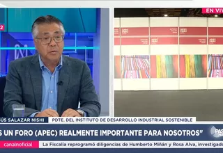 Jesús Salazar Nishi: Es un foro (APEC) realmente importante para nosotros