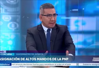 Julio Corcuera: Se debe entender que el nuevo comandante general tiene su propio espacio