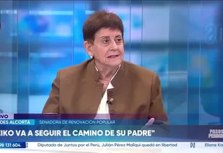 Lourdes Alcorta: "Keiko Fujimori va a seguir el camino de su padre"