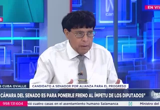 Luis Cuba: Debemos aplicar mano dura como en El Salvador, Singapur o Corea del Sur