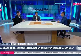 Luis Roel y Gilmar Andía criticaron el Ejecutivo por contradicciones sobre caso el Cofre